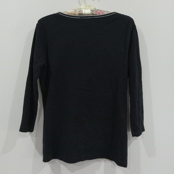 Bedazzled Venice three-quarter length sleeved top - Picture 4 of 4